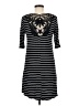 Vanity Stripes Black Casual Dress Size M - photo 2
