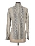 Pistola 100% Rayon Paisley Silver Long Sleeve Button-Down Shirt Size S - photo 2