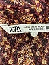 Zara Paisley Brown Cocktail Dress Size XS - photo 4