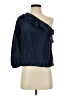 J.Crew 100% Silk Blue T-Shirt Size 00 - photo 1