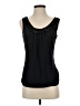 Tracy M. 100% Cotton Black Sleeveless Blouse Size S - photo 1
