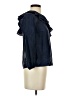 J.Crew 100% Silk Blue T-Shirt Size 00 - photo 4