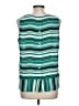 Violet & Claire 100% Polyester Green Sleeveless Blouse Size L - photo 2