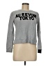 AIKO 100% Polyester Gray Sweatshirt Size M - photo 1