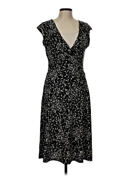 Vintage R&K Originals Women's Dress Size 20W Brown White Sweetheart Neck A-Line
