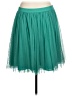 ASOS 100% Polyester Solid Teal Casual Skirt Size 12 - photo 1