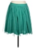 ASOS 100% Polyester Solid Teal Casual Skirt Size 12 - photo 2