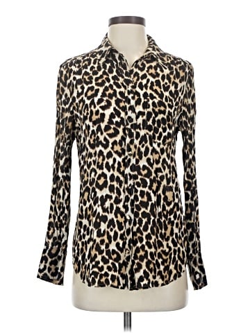 J.Crew Long Sleeve Silk Top (view 1)