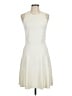 Express Solid Ivory Cocktail Dress Size L - photo 1