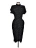 Assorted Brands Polka Dots Black Cocktail Dress Size 11 - photo 1