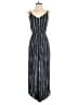 Aqua 100% Rayon Stripes Blue Jumpsuit Size S - photo 1
