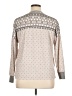 Simply Vera Vera Wang Print Tan Pullover Sweater Size XL - photo 2