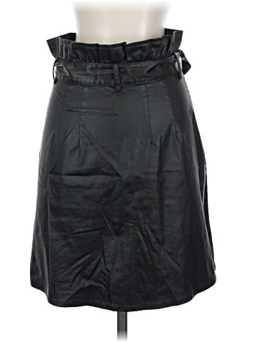 7 For All Mankind Faux Leather Skirt (view 2)