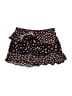 Justice 100% Rayon Floral Black Skirt Size 8 - photo 1
