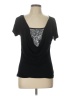Unbranded Black Short Sleeve Top Size L (estimated) - photo 1