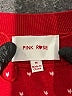 Pink Rose Polka Dots Red Pullover Sweater Size M - photo 7