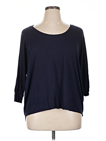Joan Vass 3/4 Sleeve T-Shirt (view 1)
