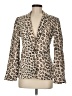Joie 100% Linen Animal Print Ivory Blazer Size 6 - photo 1