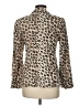 Joie 100% Linen Animal Print Ivory Blazer Size 6 - photo 2