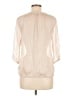Express 100% Polyester Ivory 3/4 Sleeve Blouse Size M - photo 2