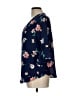 Sienna Sky 100% Polyester Blue 3/4 Sleeve Blouse Size L - photo 5