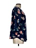 Sienna Sky 100% Polyester Blue 3/4 Sleeve Blouse Size L - photo 4