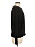 Ann Taylor Solid Black Pullover Sweater Size M - photo 4