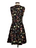 Gap 100% Rayon Floral Black Cocktail Dress Size 2 - photo 2
