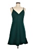 Express Solid Green Cocktail Dress Size M - photo 1