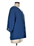 Unbranded 100% Polyester Blue 3/4 Sleeve Blouse Size M - photo 4