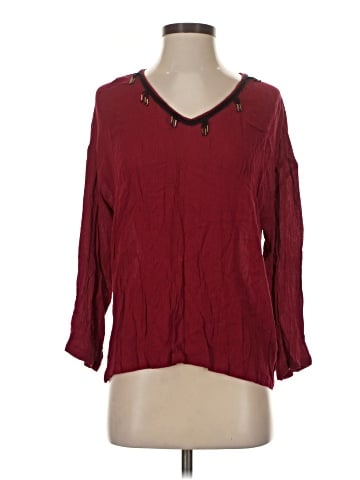Color Block 3/4 Sleeve Blouse (view 1)