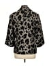 Lafayette 148 New York Animal Print Gray Coat Size 12 - photo 2