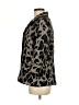 Lafayette 148 New York Animal Print Gray Coat Size 12 - photo 5