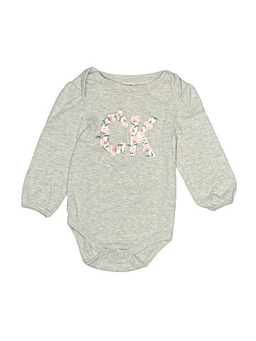 CALVIN KLEIN JEANS Long Sleeve Onesie (view 1)