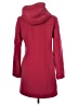 L.L.Bean 100% Wool Burgundy Wool Coat Size 6R - photo 2