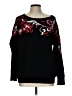 Chico's Paisley Black Pullover Sweater Size Lg (2) - photo 1