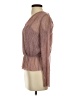 Zenana 100% Polyester Brown Long Sleeve Blouse Size S - photo 5