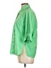 Mo & Co Green 3/4 Sleeve Button-Down Shirt Size L (estimated) - photo 5