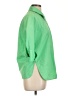 Mo & Co Green 3/4 Sleeve Button-Down Shirt Size L (estimated) - photo 4