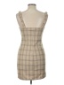 Forever 21 Plaid Tan Casual Dress Size L - photo 2