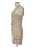 Forever 21 Plaid Tan Casual Dress Size L - photo 5