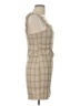 Forever 21 Plaid Tan Casual Dress Size L - photo 4