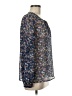 Chenault Blue Long Sleeve Blouse Size M - photo 4