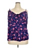 Torrid 100% Rayon Blue Sleeveless Blouse Size 5X Plus (5) - photo 1