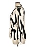 Shein 100% Polyester Animal Print Ivory 3/4 Sleeve Blouse Size XL - photo 5