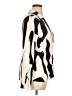 Shein 100% Polyester Animal Print Ivory 3/4 Sleeve Blouse Size XL - photo 4