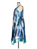 Catherines 100% Polyester Graphic Blue Cocktail Dress Size 0X - photo 5