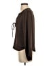 Cloth & Stone 100% Polyester Brown Long Sleeve Blouse Size XS - photo 5