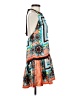 Bebe Graphic Orange Casual Dress Size S - photo 4