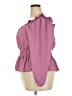 Nine West 100% Polyester Pink Long Sleeve Blouse Size XXL (petite) - photo 5